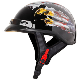 CARTMAN front view showing eagle graphic and secure fit benefit