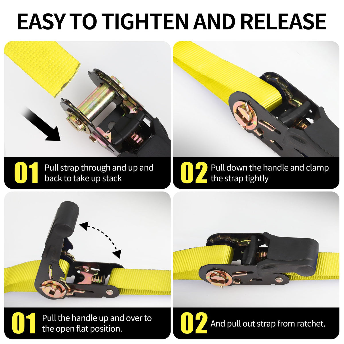 CARTMAN straps securing a motorcycle demonstrating strong hold and fast setup