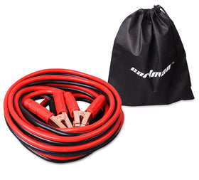 CARTMAN cables in use jump-starting a truck showing strong 800A performance