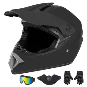 CARTMAN helmet front view showing matte finish and full-face protection benefit