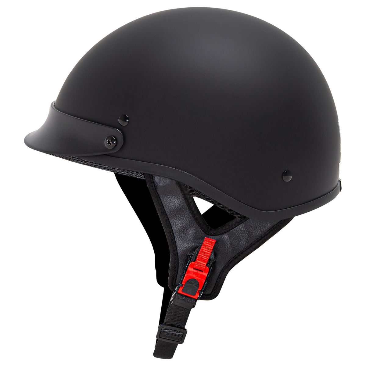 CARTMAN front view matte black helmet showing clean profile and road-ready look