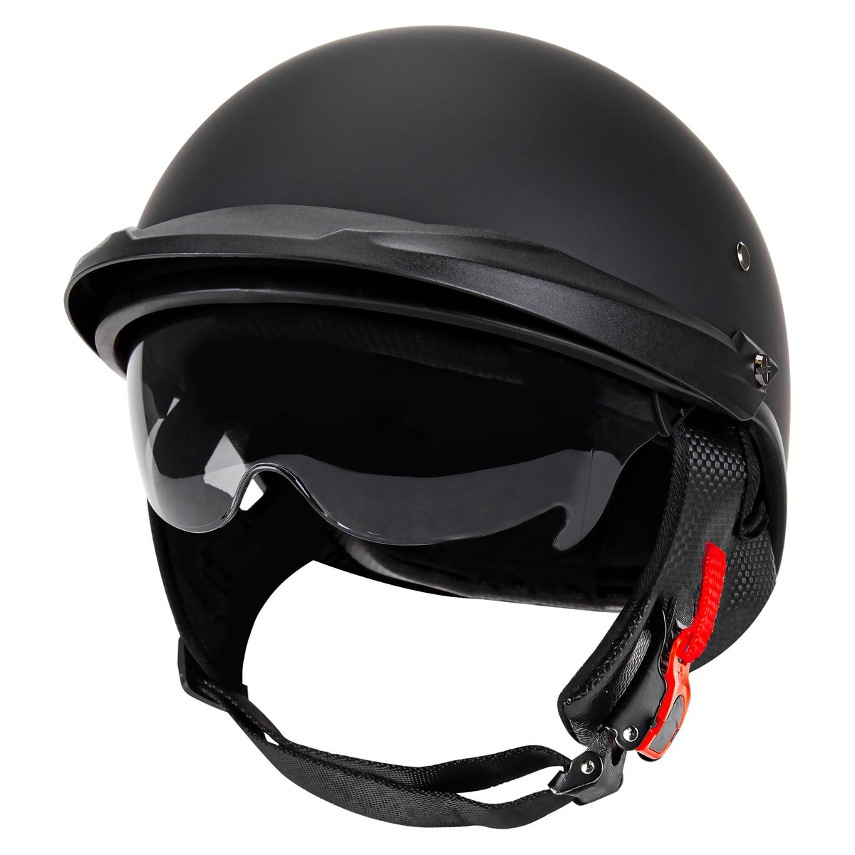 CARTMAN helmet front view showing matte finish and DOT compliance benefit
