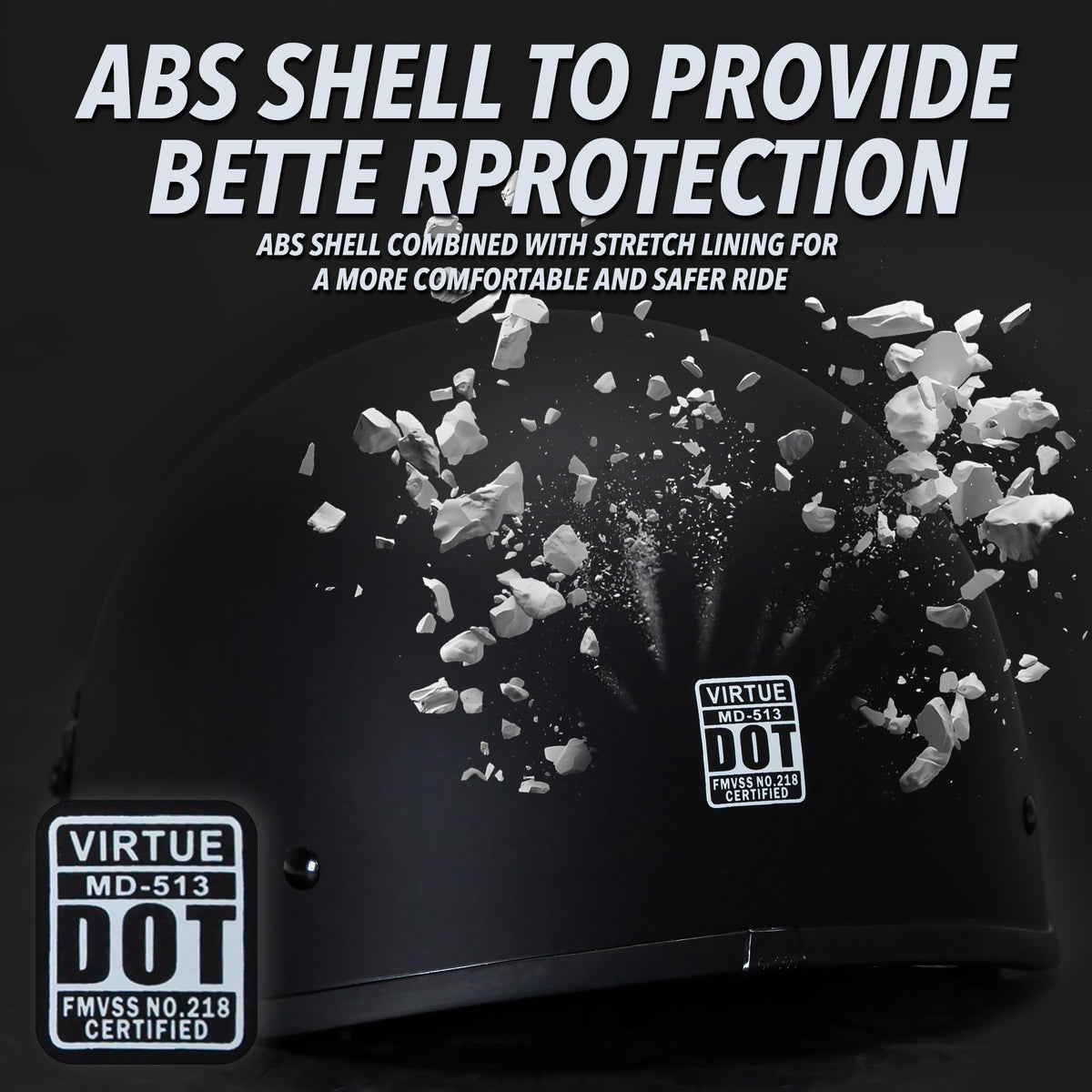 CARTMAN side profile of matte black helmet highlighting fit and classic silhouette