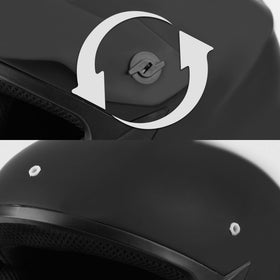 CARTMAN matte black next to ruler for size scale and fit clarity