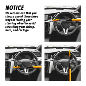 CARTMAN rubber sleeve detail protects steering wheel from scratches