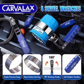 CARVALAX 3-jaw remover gripping filter to simplify tight-space removal