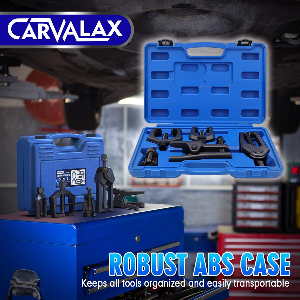 CARVALAX ergonomic grip and thread detail improving operator comfort