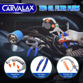 CARVALAX ratchet adapter attached for controlled mechanical removal