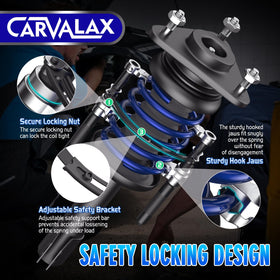 CARVALAX compressor next to ruler showing size and fit information benefit