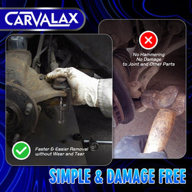 CARVALAX tools arranged in ABS case for organized storage convenience