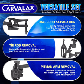 CARVALAX tools in use on vehicle speeding safe joint removal