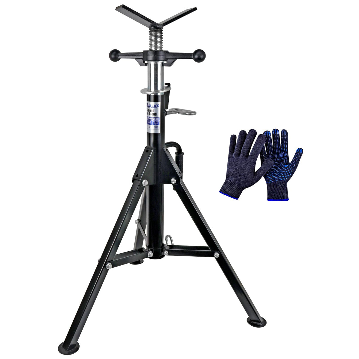 CARVALAX front view showing V-head and stable support for secure holding