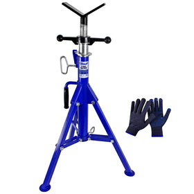 CARVALAX front view of V-head stand showing robust frame and capacity