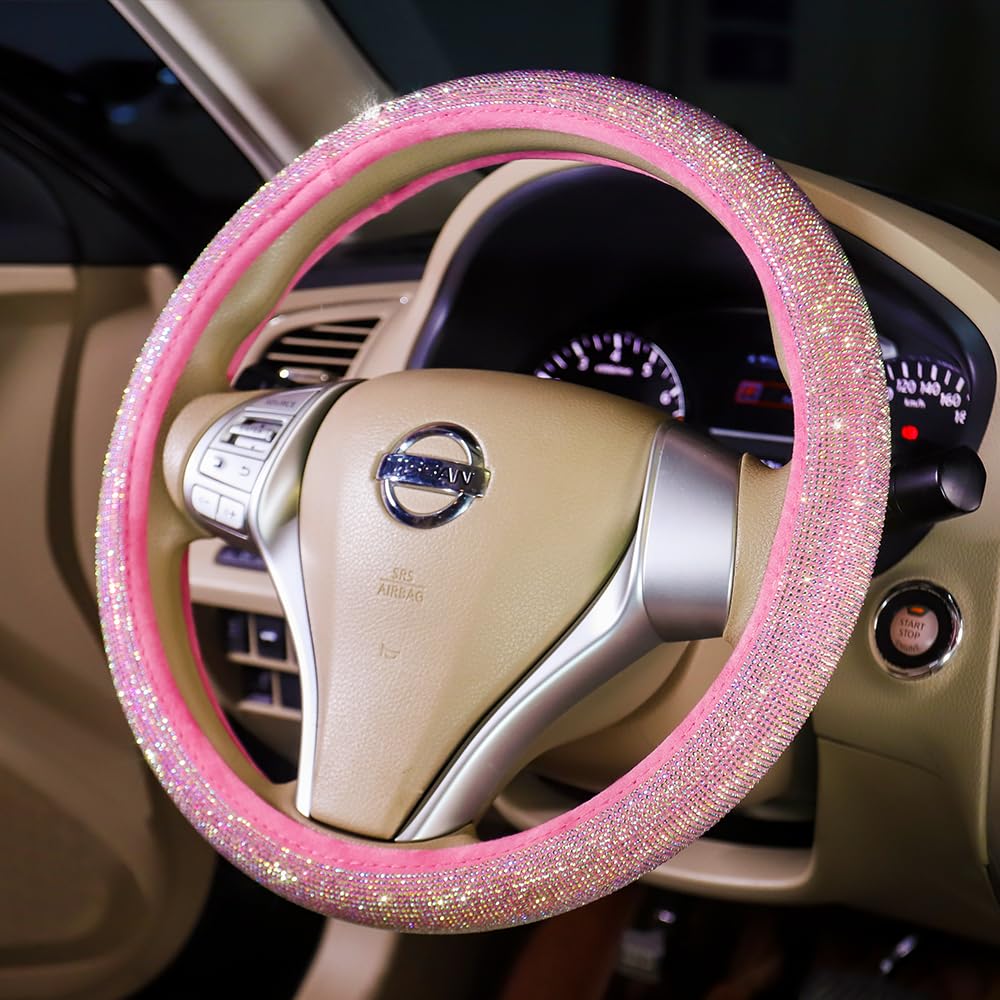 Carwales close-up of rhinestones highlighting high gloss and premium sparkle benefit