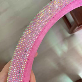 Carwales pink fabric backing close-up showing soft texture and tactile comfort benefit