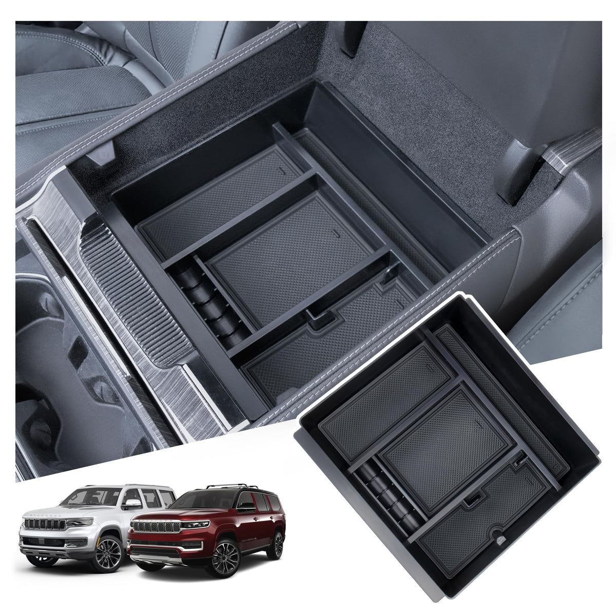 Carwiner front packaging view showing tray and benefits