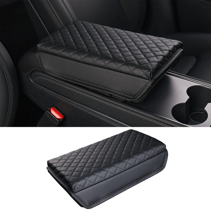 Carwiner front view armrest cover showing sleek fit and protection