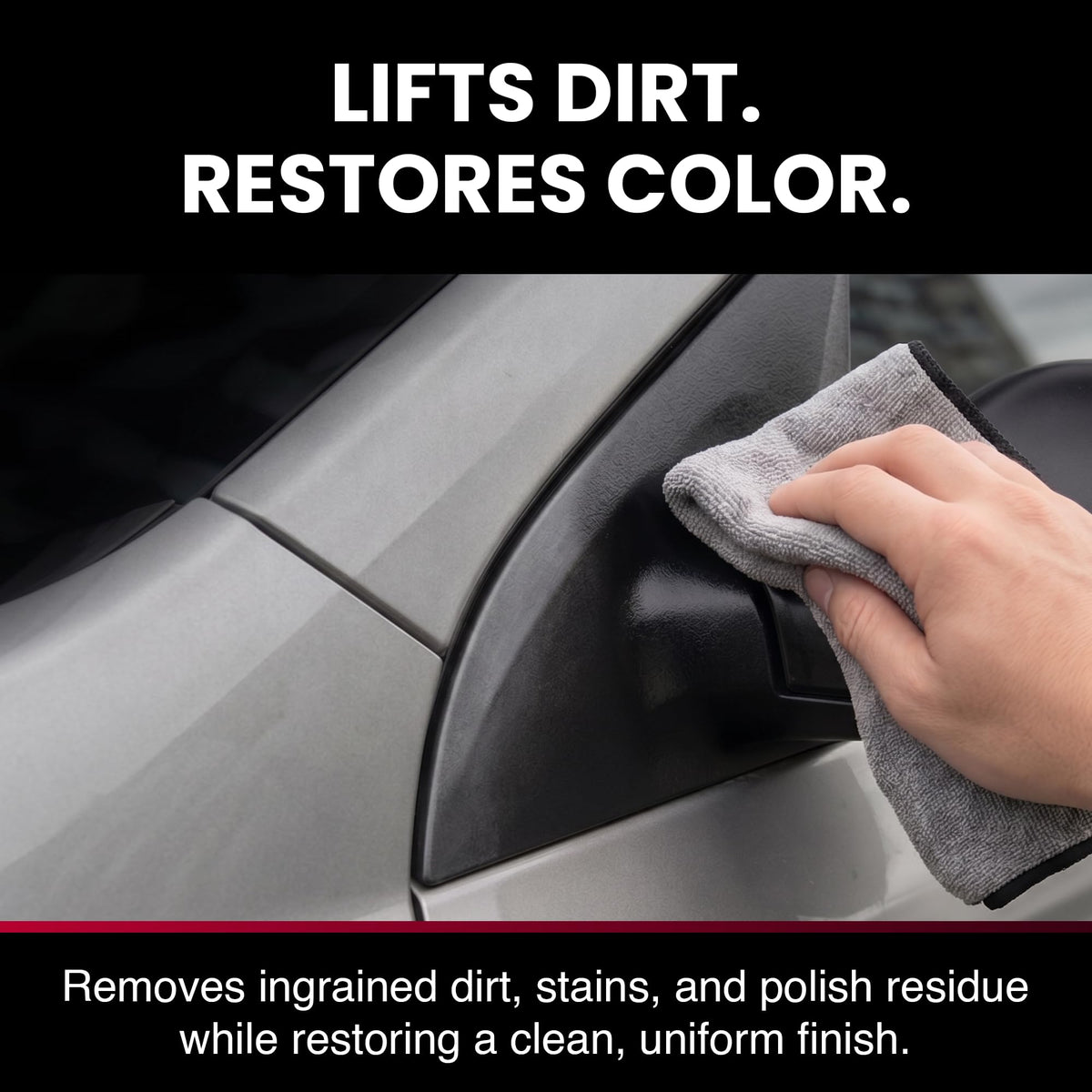 Carworx label detail showing directions and silicone-free benefit