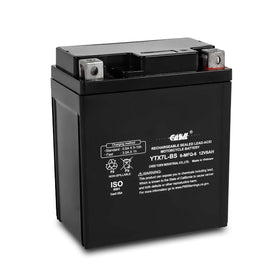 Casil battery front view showing compact case and label for reliable fit