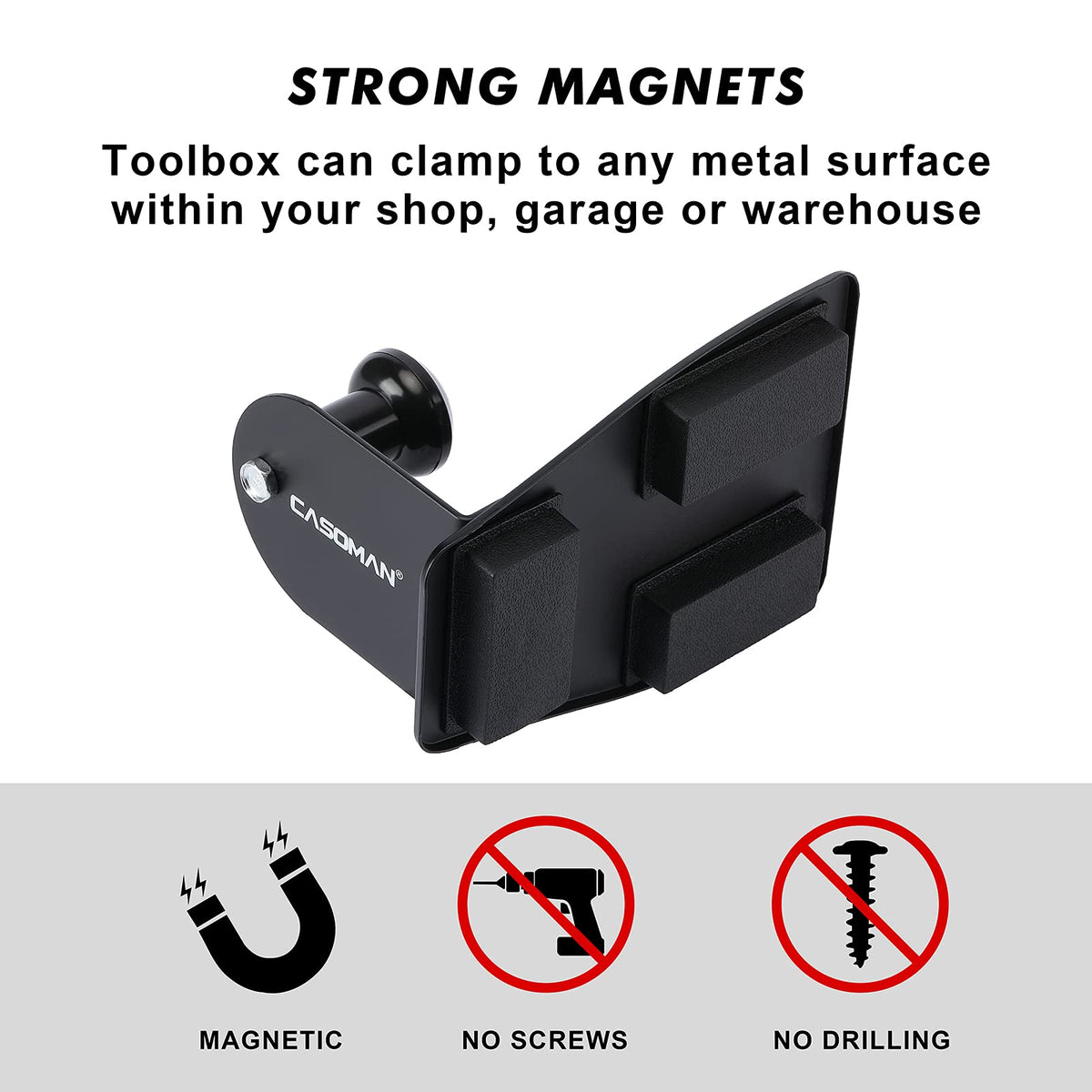 CASOMAN mounted paper towel holder offering accessible shop wipes