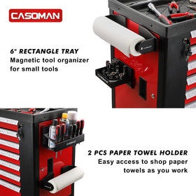 CASOMAN spray-can holder with cans keeps lubricants upright and visible