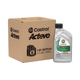 Castrol Actevo front packaging shows bottle and branding, highlighting dependable protection