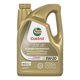 Castrol EDGE front label showing product name and volume benefits