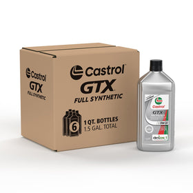 Castrol GTX bottle front view showing label and product benefits