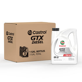 Castrol bottle front view showing product branding and clear benefit