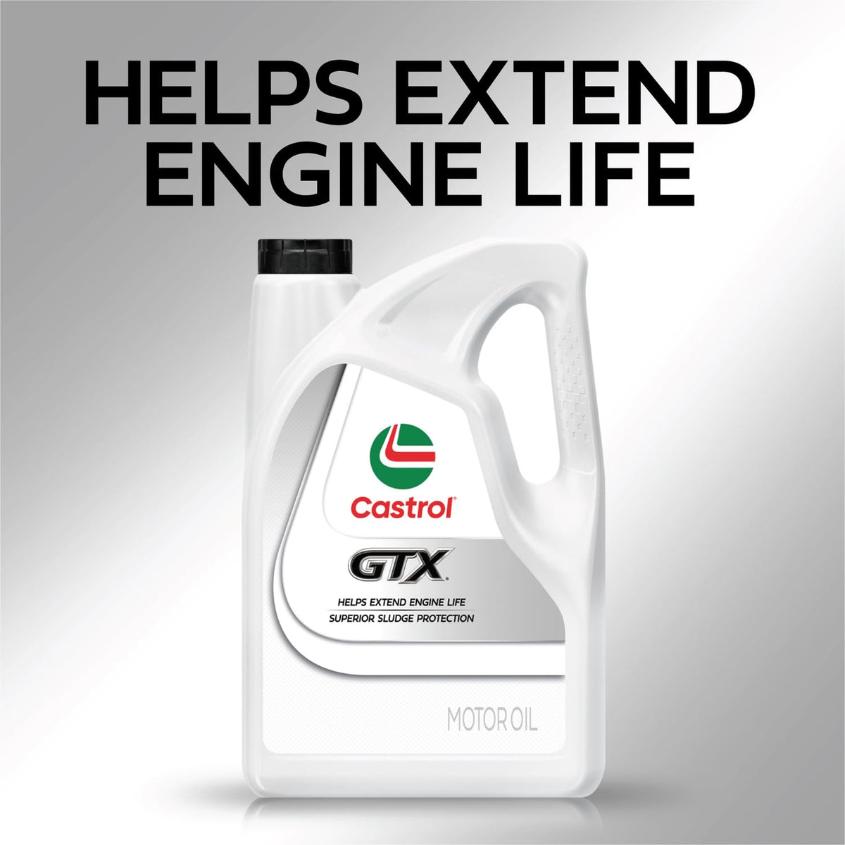 Close-up of Castrol label highlighting specifications and API approvals