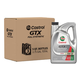 Castrol GTX front label showing product name and benefits