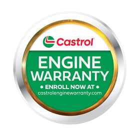 Back label of Castrol GTX listing OEM specs and test claims for informed buyer decision-making
