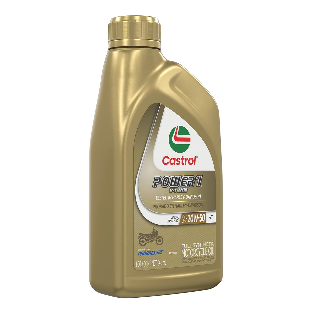 Pack of six Castrol Power1 quarts stacked to show value and spare supply