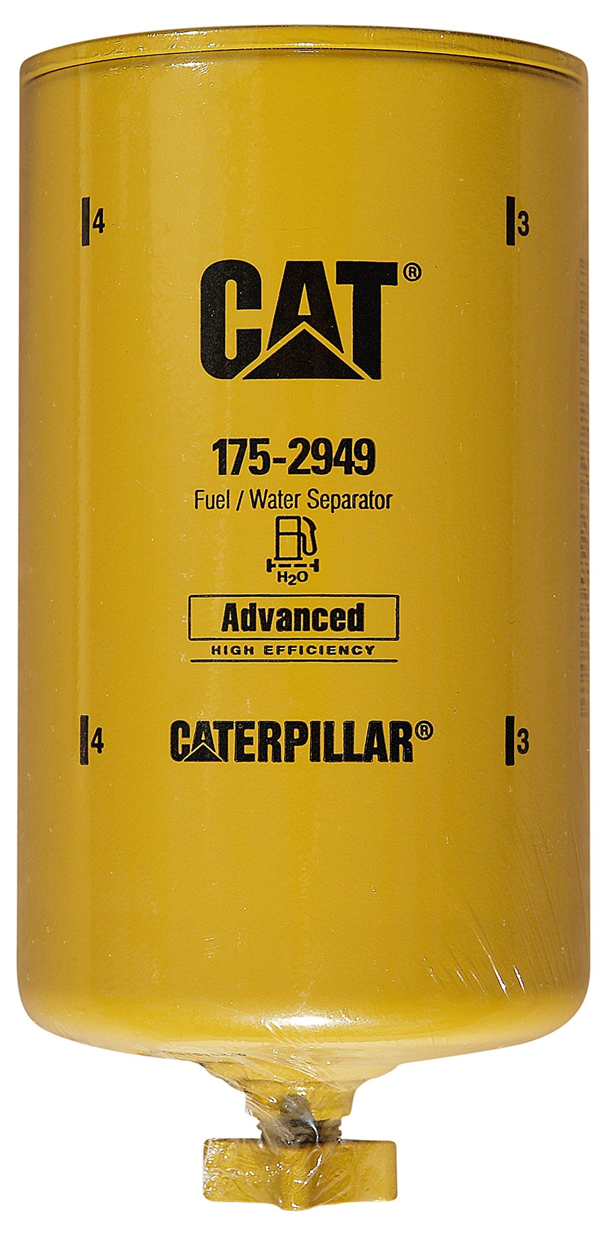 CAT 175-2949 front view showing canister and mounting for reliable fit