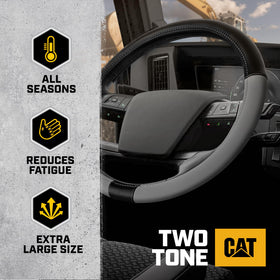 CAT BigDrive close-up of double stitching demonstrating reinforced seams for long-lasting use