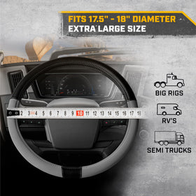 CAT BigDrive installed in truck cab illustrating improved grip and control while driving