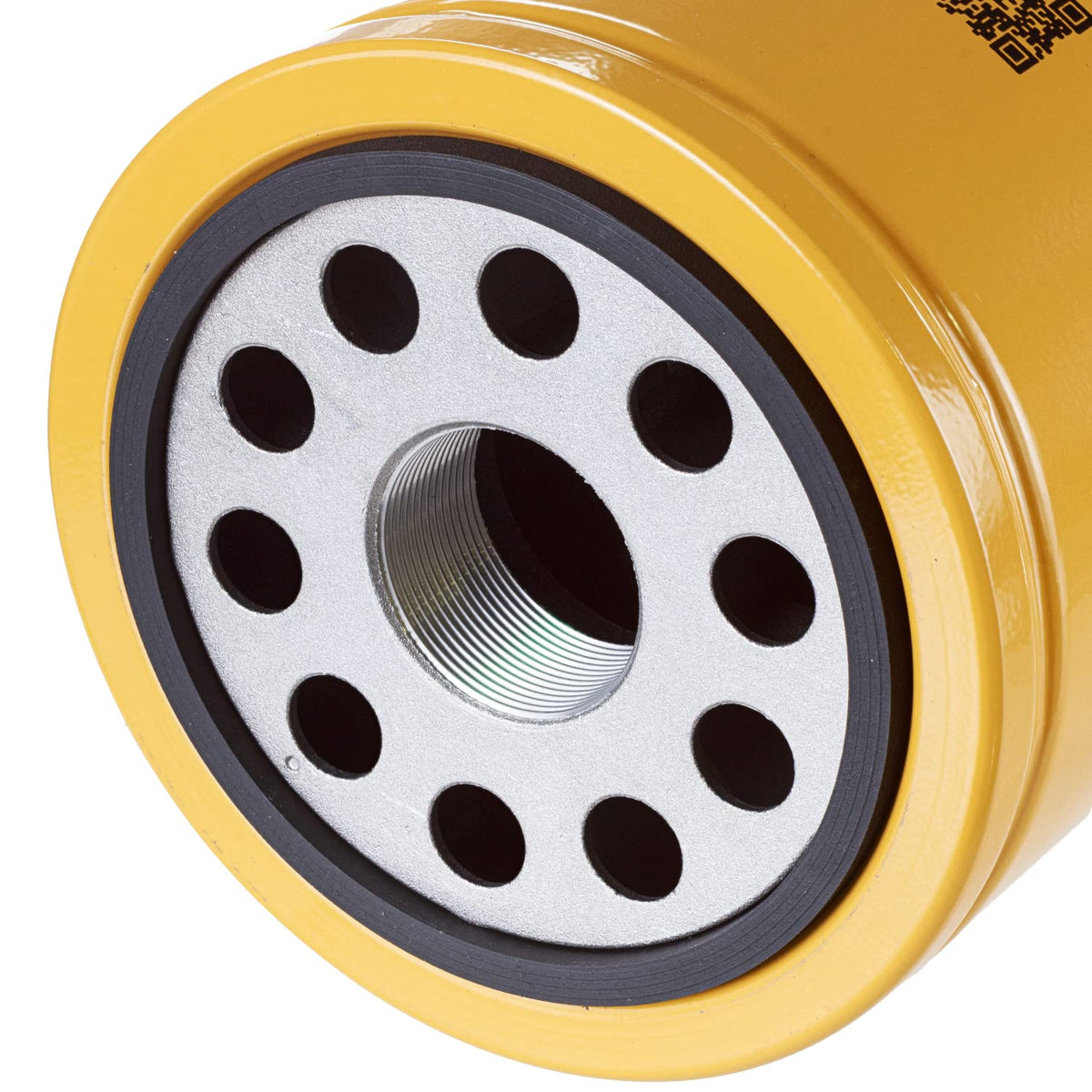 CAT installed 1R1808 in engine bay demonstrating quick spin-on replacement and secure fit