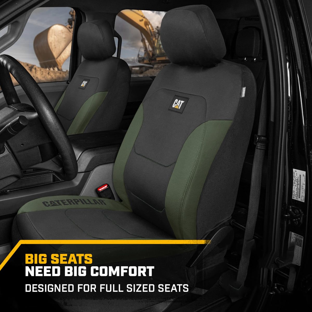 CAT honeycomb mesh detail showing breathability and cooler seating benefit