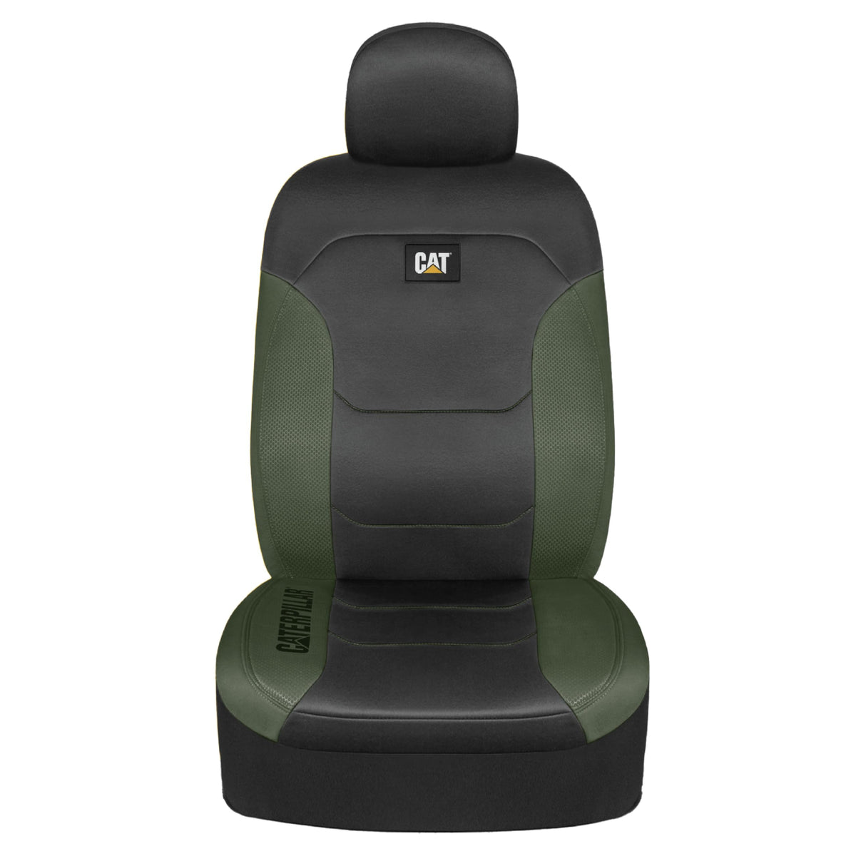 CAT seat cover in lifestyle road trip setting showing comfort and protection