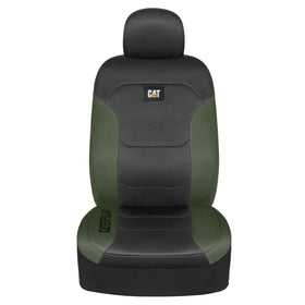 CAT seat cover in lifestyle road trip setting showing comfort and protection