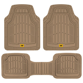 CAT front mat top view showing textured channels for superior dirt capture
