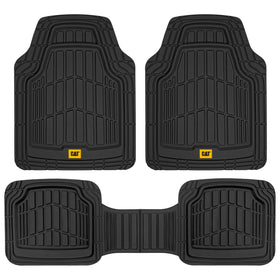 CAT ToughRide front mats overhead view showing full coverage and durable finish