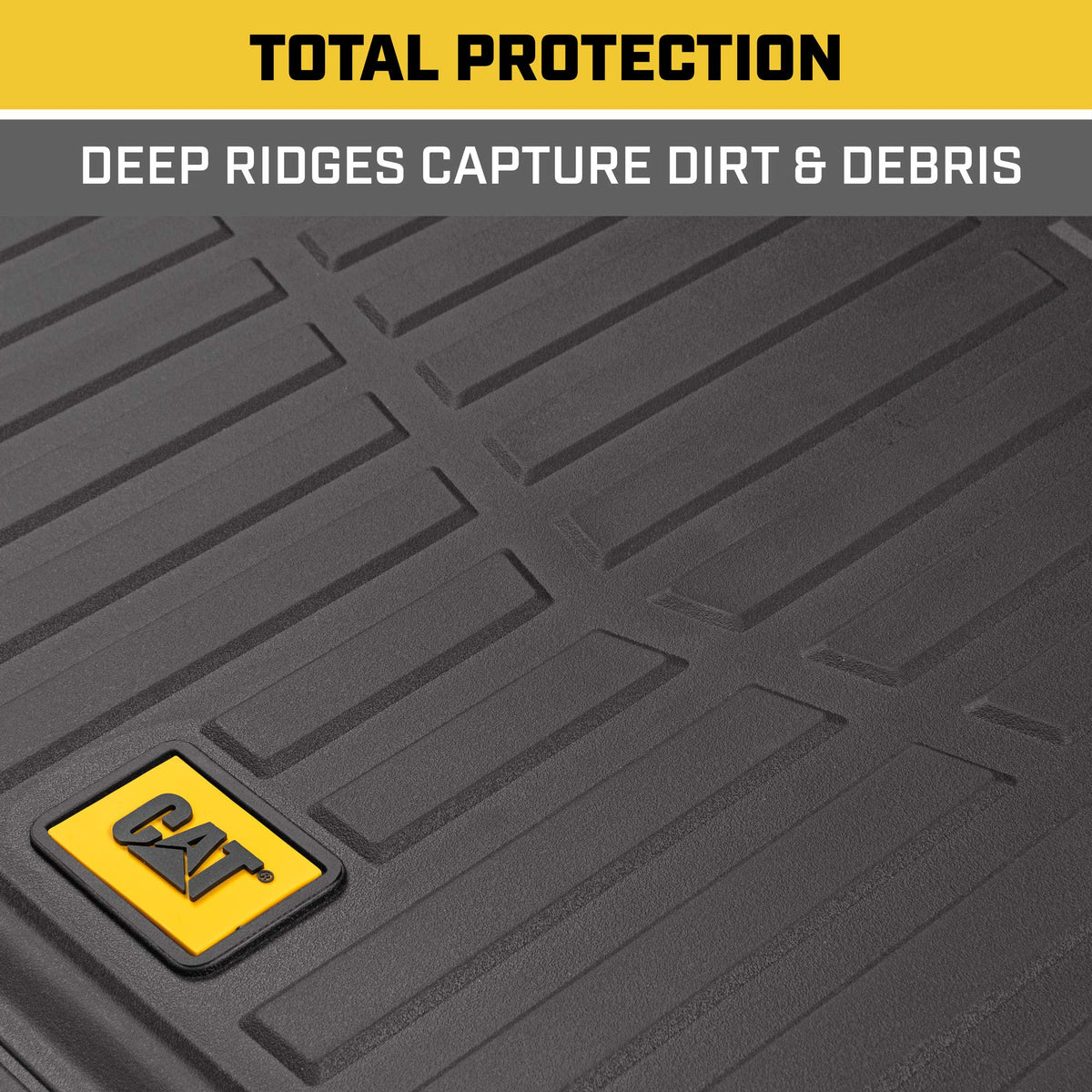 CAT ToughTread waterproof demo rinsed with hose for easy cleaning