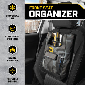 CAT close-up of durable fabric and stitching, highlights long-lasting construction