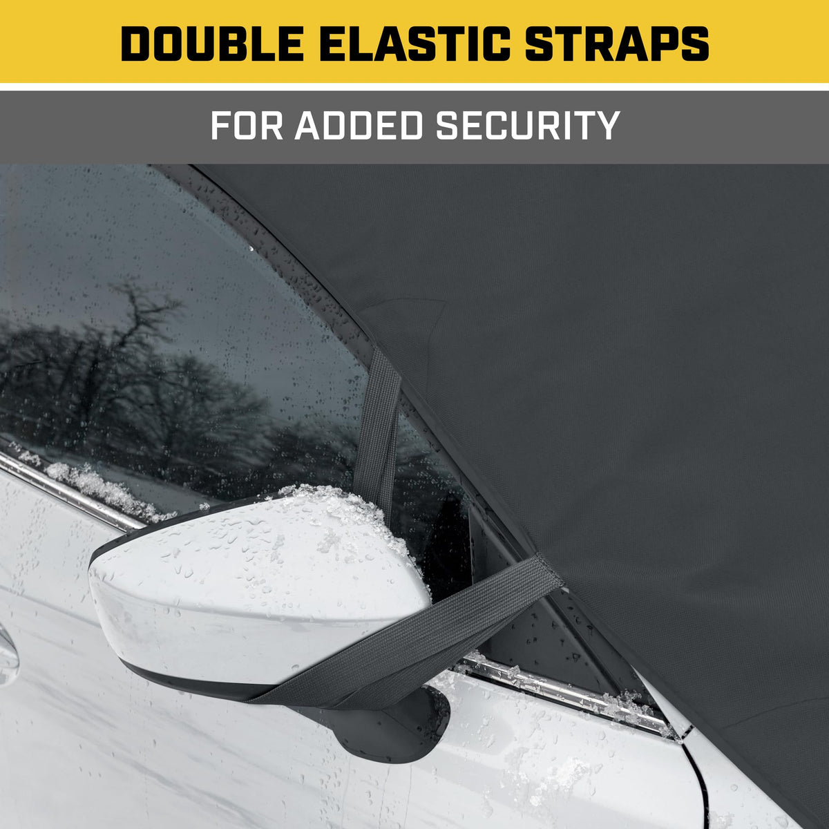 CAT folded cover in pouch showing compact storage and portability benefit
