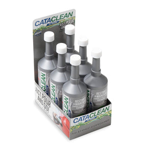 Cataclean front label on 16 oz bottle showing product identity and ease of use benefit