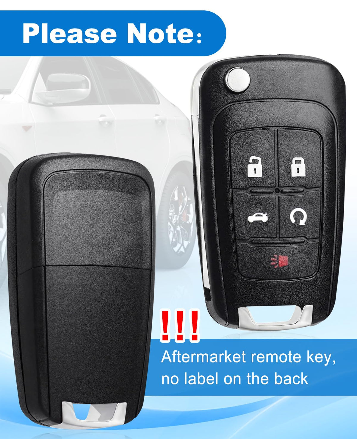 CAUORMOTE remote in use unlocking car door for reliable access