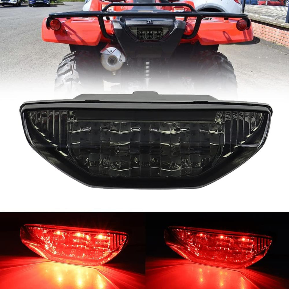 Cavauu front view tail light showing clean fit and improved visibility