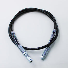 Cawla front view of 48-inch hose showing full assembly and easy replacement benefit