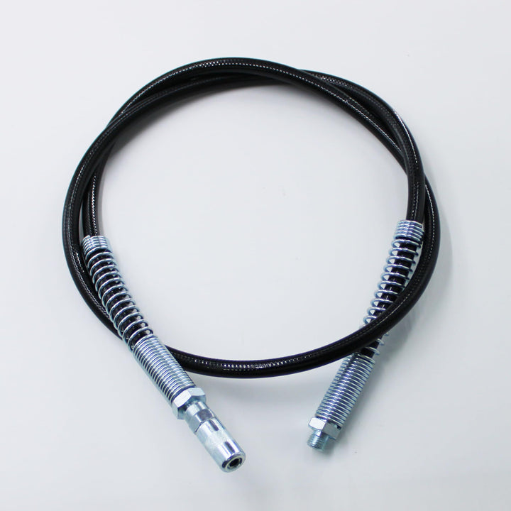 Cawla front view of 48-inch hose showing full assembly and easy replacement benefit